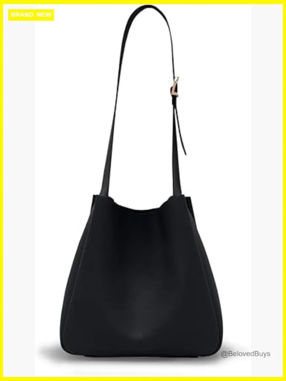 Slouchy Hobo Tote - Vegan Leather Shoulder Bag Medium